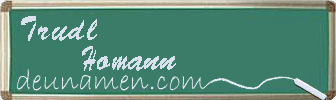 Trudl Homann Visitenkarte